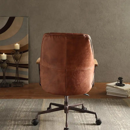 Hamilton Office Chair in Cocoa Top Grain Leather