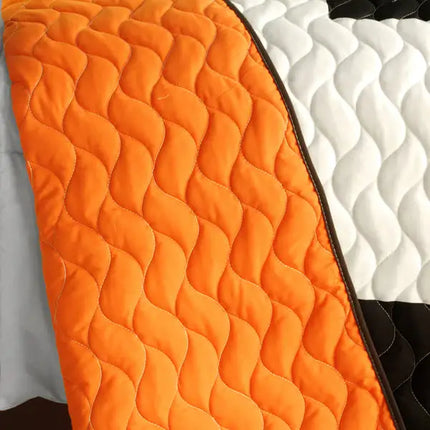 [Romance of Desert] 3PC Vermicelli - Quilted Patchwork Quilt Set (Full/Queen Size)