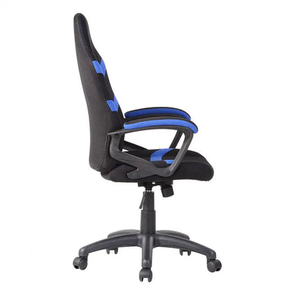 Gaming Office Chair with Fabric Adjustable Swivel,BLUE