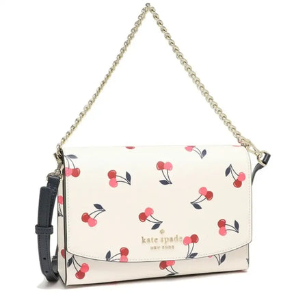 NEW Kate Spade Cream Carson Cherry Convertible Crossbody Bag