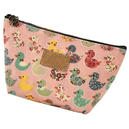 Organizer Beauty Bag Small Pouch, Cosmetic Bag, Travel Makeup Bag,Duck Style