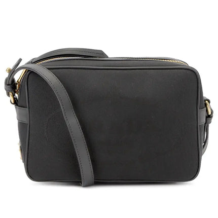 NEW Prada Beige Black Jacquard Canvas Crossbody Shoulder Camera Bag - Vickie Lynn's