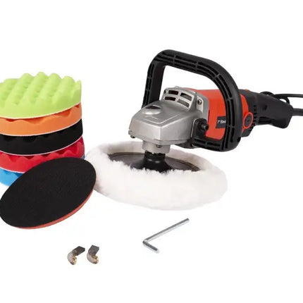 Buffer polisher ,Rotary Polisher Sander, Car Polishing Machine 10-Amp Electric 7' Pad with Accessory Kit 6 Variable Speeds to Buff, Polish, Smooth and Finish –Ideal for Cars, Boats YF
