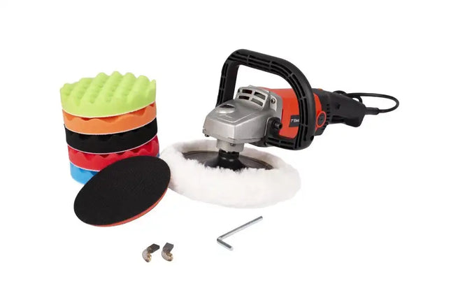 Buffer polisher ,Rotary Polisher Sander, Car Polishing Machine 10-Amp Electric 7' Pad with Accessory Kit 6 Variable Speeds to Buff, Polish, Smooth and Finish –Ideal for Cars, Boats YF