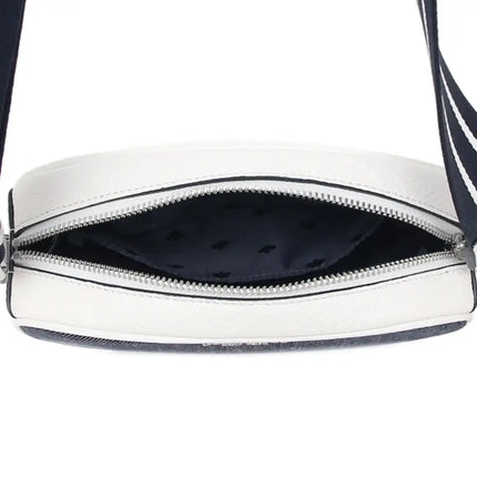NEW Kate Spade Navy Denim multi Kourtney Denim Camera Crossbody Bag