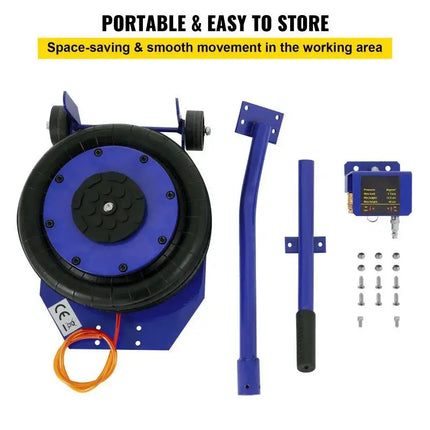 Gato neumático de elevación rápida, bolsa Triple móvil plegable portátil, Gato de aire