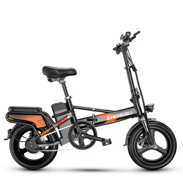 Electric Bike 400W Electric Commuter Bikes;  Folding Mini Ebike 14'' Electric Bicycle with 48V 20Ah Battery;  21MPH Adults/Teens City E Bike
