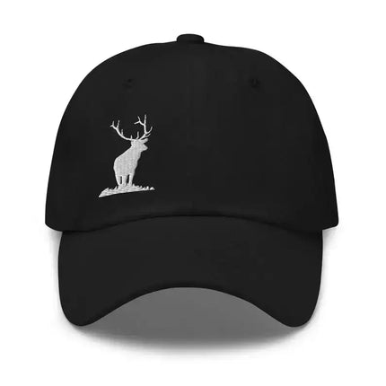 Elk Hat;  Wildlife Hat;  Elk Hunting Hat;  Hat with Elk Silhouette