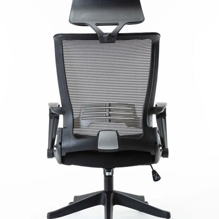 Free Shipping Mesh Office Chair, High Back Chair - Adjustable Headrest with Arms,  Lumbar Support