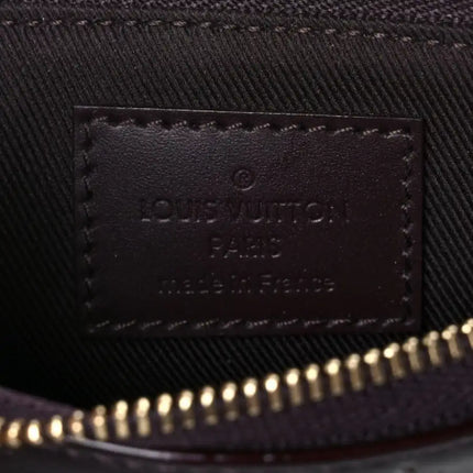 NEW Louis Vuitton Amarante Red LV Monogram Vernis Patent Leather Mini Pochette Accessories Clutch Bag