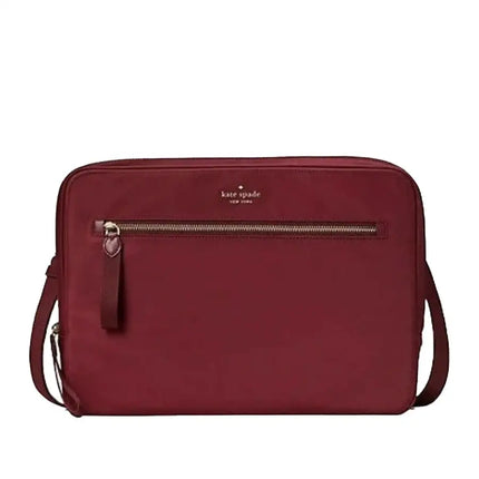 NEW Kate Spade Red Cranberry Cocktail Chelsea Nylon Laptop Sleeve Bag