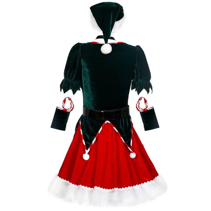One-Piece Christmas Costume Stage Performance Christmas Costume New Year'S Day Party Dress Sexy Christmas Costume