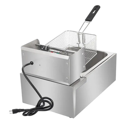 Deep Fryer - Stainless Steel 6 Liter with Baskets Model EH81 2500 W 110 V
