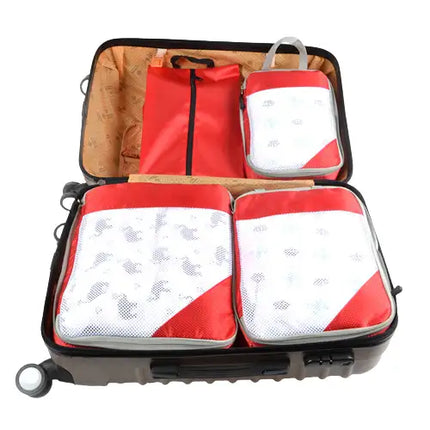 4pcs Packing Cubes Suitcase Organiser Packing Bags Luggage Organiser Set - Vickie Lynn's