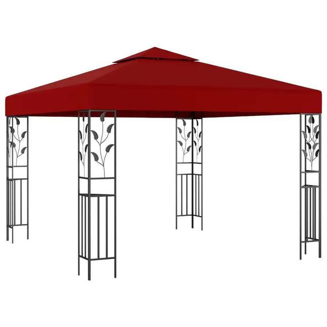 Gazebo 118.1"x118.1" Wine Red