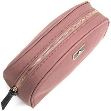 NEW Kate Spade Pink Sparrow Dawn Medium Dome Nylon Cosmetic Case Pouch Bag