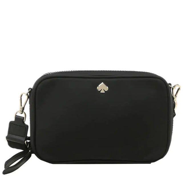 NEW Kate Spade Black Jae Small Nylon Camera Crossbody Bag