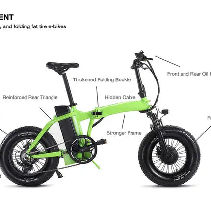 Dual-Drive Fat Tire E-bike Pro