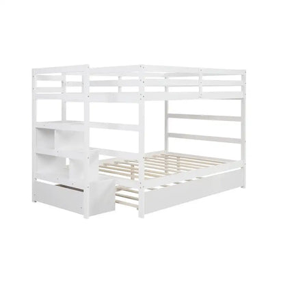 Full over Full Bunk Bed with Twin Size Trundle