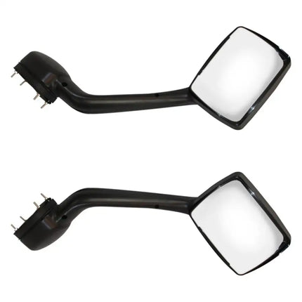 LEAVAN Hood Mirror Chrome LH RH Pair For Kenworth T680 Peterbilt 579 587