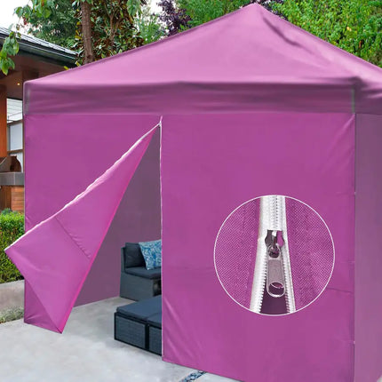 10x10ft EZ Canopy Gazebo Zipper Full Size Side Wall 18-3339TPX Vivid Viola