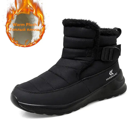 Nuevas botas de invierno para mujer, botas de nieve gruesas y cálidas de felpa para mujer, botas impermeables para exteriores, zapatillas de invierno para mujer, botines talla 42