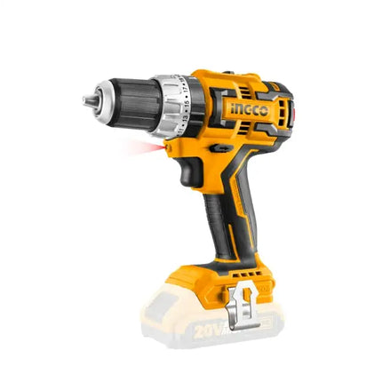 INGCO 20V Cordless Impact Drill;  Power Electric Drill Tools Brushless Drill Driver  (Tool Only) CIDLI20608A1