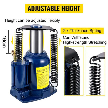 Heavy Duty Auto Truck RV Repair Manual Air Hydraulic Bottle Jack 20/32/50 Ton