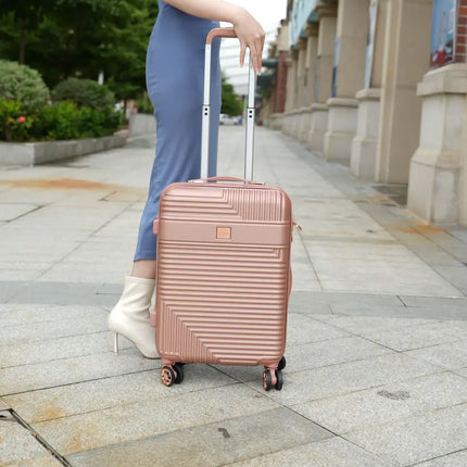 MKF Collection Mykonos Luggage Set with a Medium Carry-on and Small Cosmetic Case by Mia K