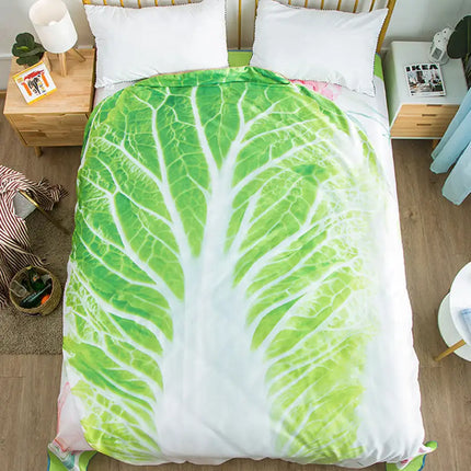 Funny Pancake Polyester Indian Flying Cake Fried Egg Blanket Cabbage Blanket Quilt Watermelon Pancake Summer Quilt Sofa
