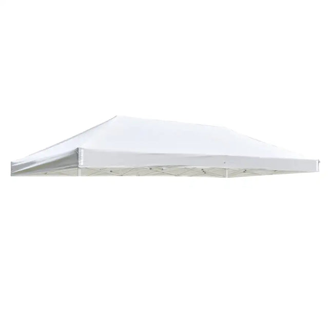 Gazebo plegable con dosel EZ Pop Up de 9,6*19,1 pies/blanco