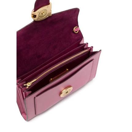 NEW Coach Pink Tabby Chain Clutch Leather Clutch Crossbody Bag