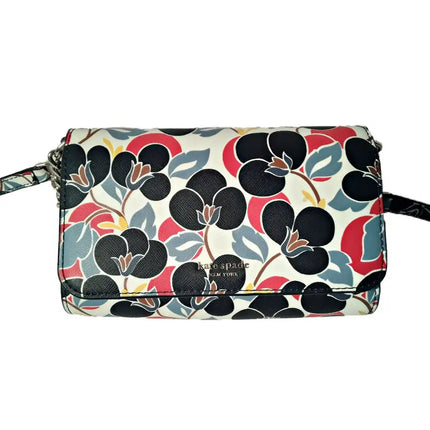 NEW Kate Spade Multicolor  Natalia Flap Turnlock Quilted Leather Crossbody Bag