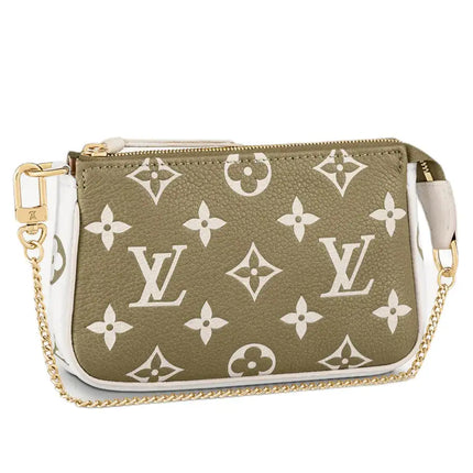 NEW Louis Vuitton LV Monogram Empreinte Leather Mini Pochette Accessories Clutch Bag Spring In The City