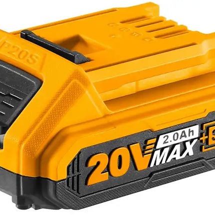 INGCO 20V 2.0Ah Battery Pack;  Compatible with All INGCO 20V Power Tools;  Charger not Included FBLI2001A
