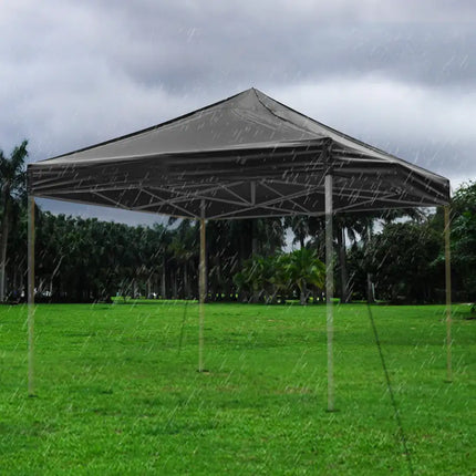 TRUE 10X10ft EZ Pop Up Canopy Folding Gazebo/Black