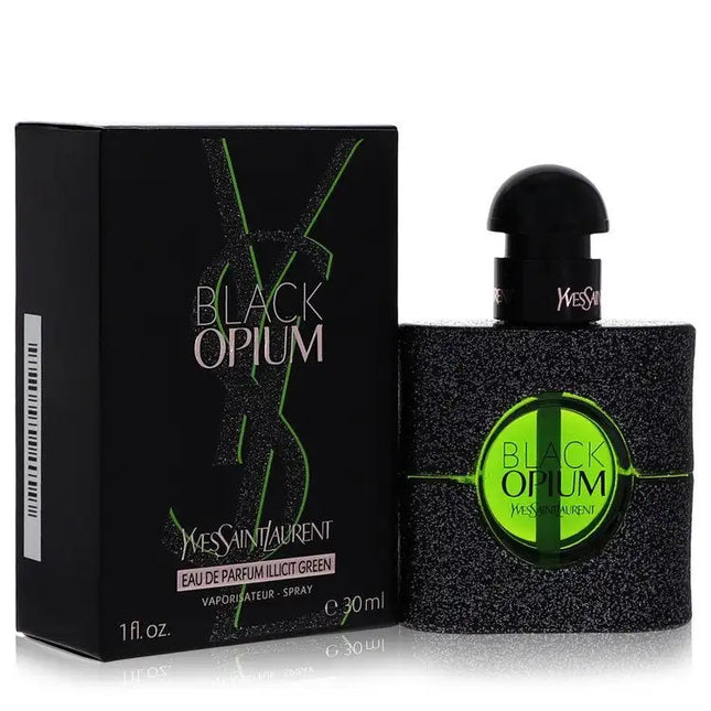 Black Opium Illicit Green by Yves Saint Laurent Eau De Parfum Spray 1 oz