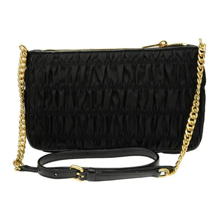 NEW Prada Black Nappa Quilted Nylon Crossbody Bag