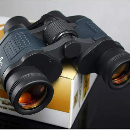 60X60 Zoom Binoculars Day/Night Vision Travel Outdoor HD Hunting Telescope  Bag