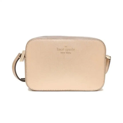 NEW Kate Spade Rose Metallic Saffiano Mini Crossbody Camera Bag