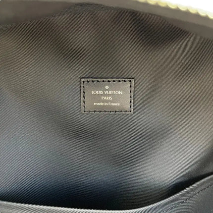 NEW Louis Vuitton Brown Black Monogram Macassar Coated Canvas Josh Backpack Rucksack Shoulder Bag