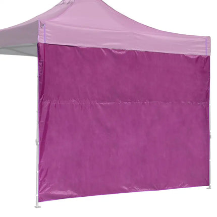 10x10ft EZ Canopy Gazebo Silver Coated Side Wall/Vivid Viola