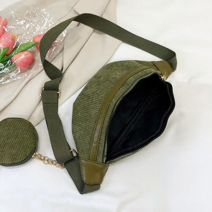Small Corduroy Sling Bag - Vickie Lynn's