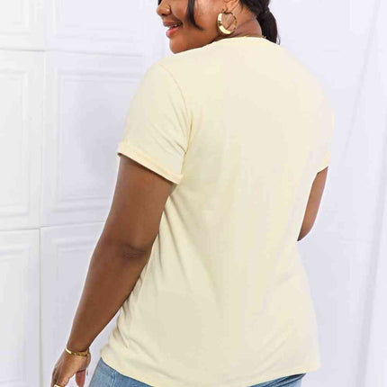 Simply Love Full Size FOOTBALL MOM Graphic Cotton Tee