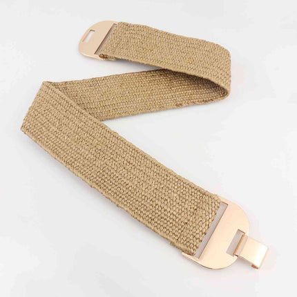 Alloy Buckle Elastic Belt