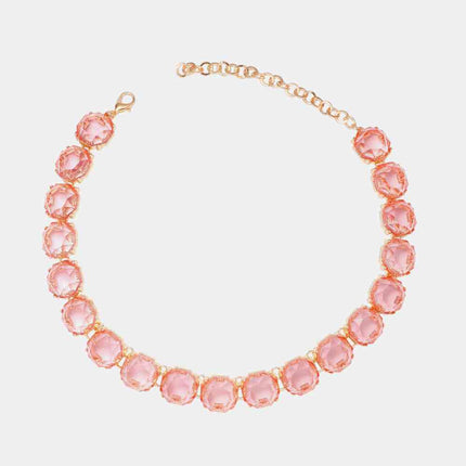 Zinc Alloy Resin Necklace