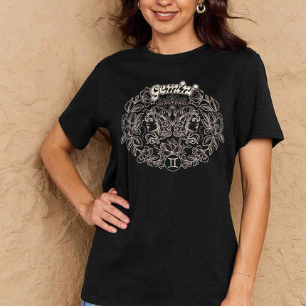 Simply Love Full Size GEMINI Graphic T-Shirt