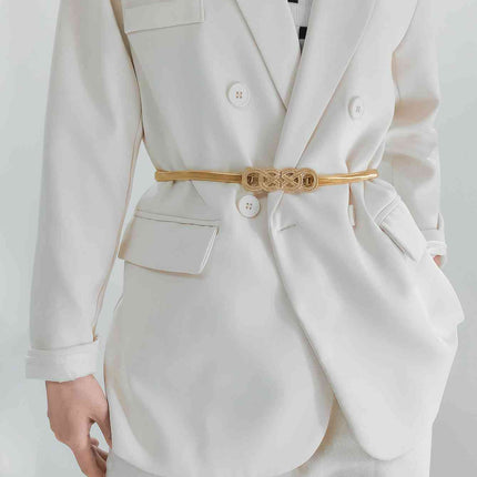 Knot Buckle Metal Belt