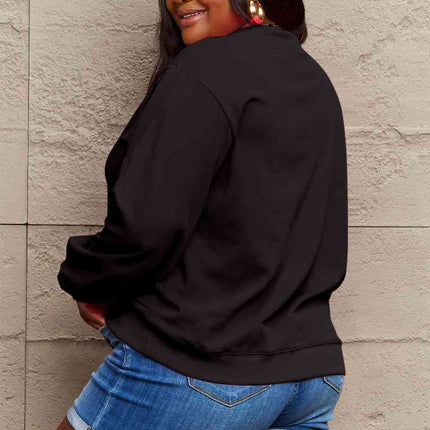 Simply Love Full Size Graphic Long Sleeve Sweatshirt