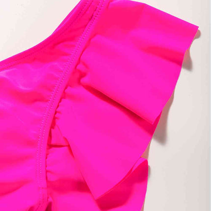 Cropped Swim Top and Floral Bottoms Set